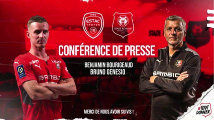 La conférence de presse de Benjamin Bourigeaud et Bruno Génésio avant #ESTACSRFC