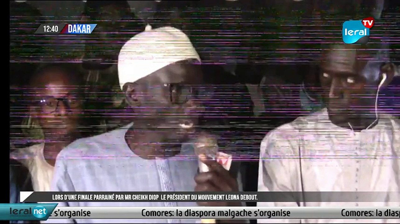 Lors d'une finale parrainé par Mr Cheikh Diop  le président du mouvement Leona debout.