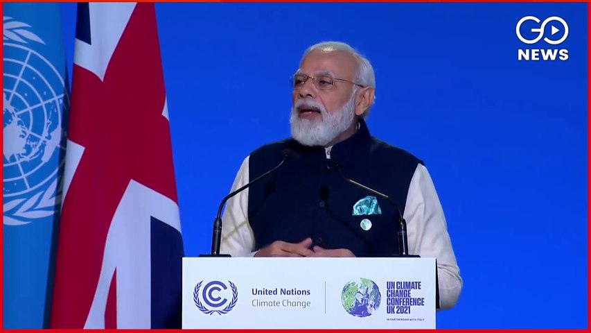 India Announces #NetZero Target #Climate Action At #COP26 | PM #Modi | Glasgow, UK