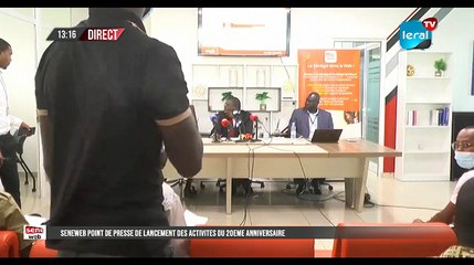 DIRECT SENEWEB POINT DE PRESSE DE LANCEMENT DES ACTIVITES DU 2Oeme ANNIVERSAIRE #LERALTV