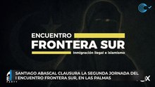 Santiago Abascal clausura la segunda jornada del I Encuentro Frontera Sur