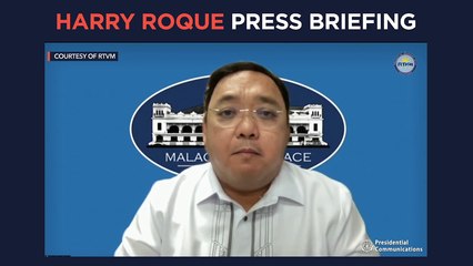 Harry Roque press briefing | Monday, November 8