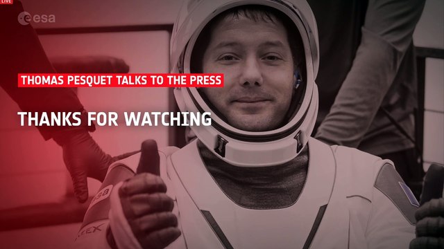 Suivez la conférence de presse de Thomas Pesquet après son retour sur Terre