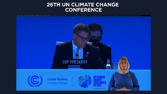#COP26: Informal stocktaking plenary by COP26 President