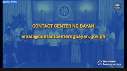President Rodrigo Roa Duterte leads the Virtual Awards Rites recognizing the 2020 and 2021 Outstanding Government Workers on November 15, 2021.