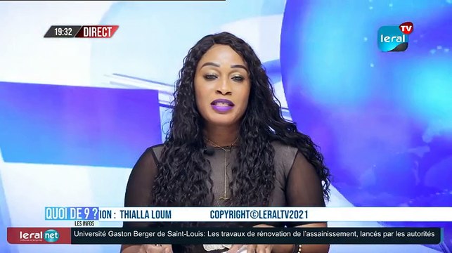 QUOI DE 9 ? LES INFOS 19H GMT - CE 15 /11/ 2021 - PR: FATIMA COULIBALY- #LERALTV