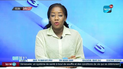 QUOI DE 9 ? LES INFOS 12H GMT - CE 17 /11/ 2021 - PR: THIALLA LOUM- #LERALTV