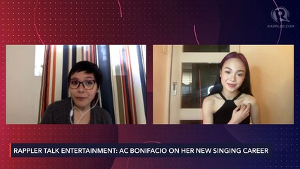 Rappler Talk Entertainment: AC Bonifacio on her new singing career
