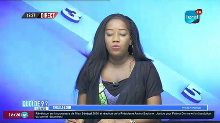 QUOI DE 9 ? LES INFOS 12H GMT - CE 19 /11/ 2021 - PR: THIALLA LOUM- #LERALTV