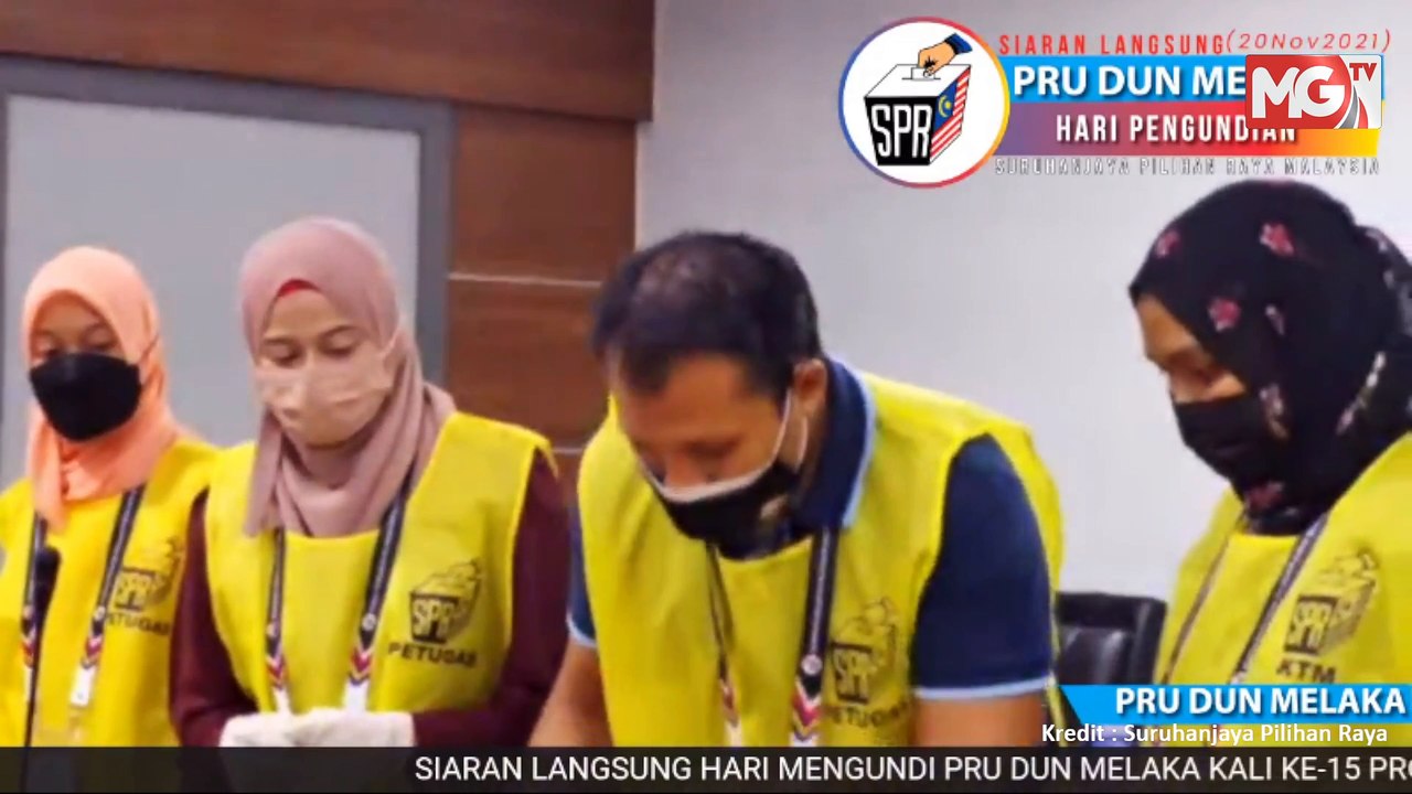 PRN Melaka : Proses Mengira Undi Awal N16 Ayer Keroh