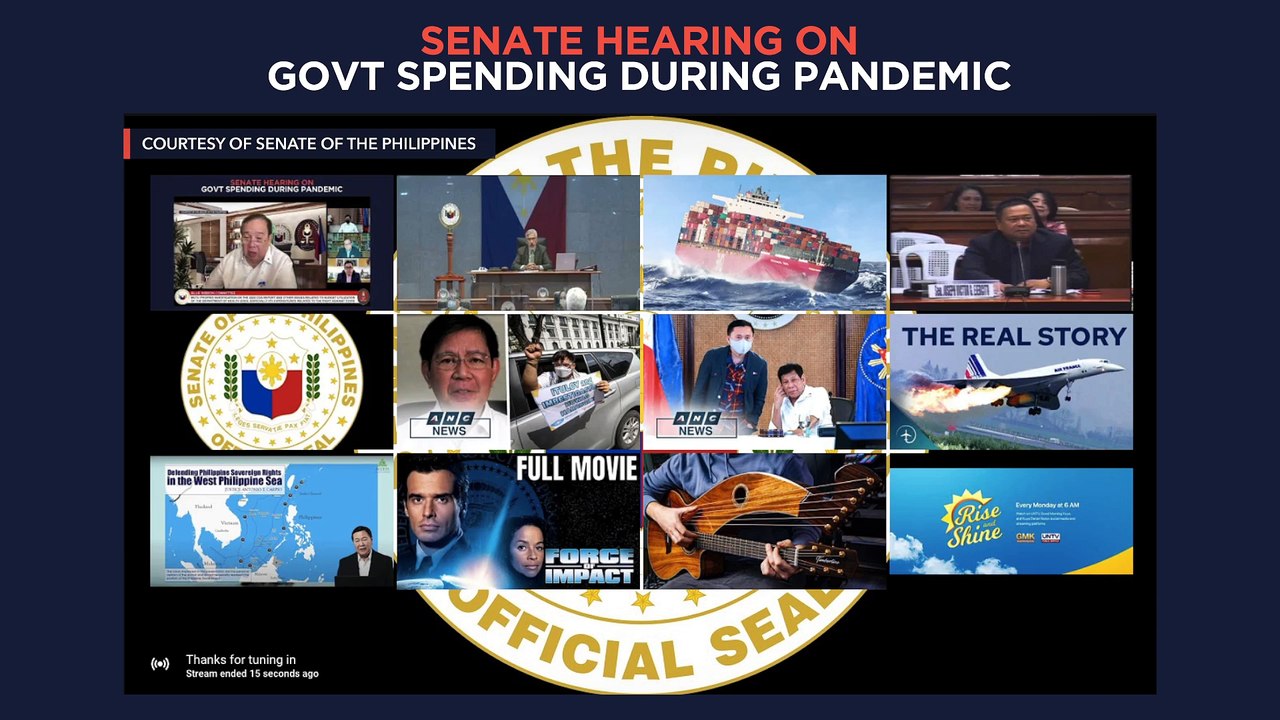 Senate hearing on Philippine government's pandemic deals with Pharmally