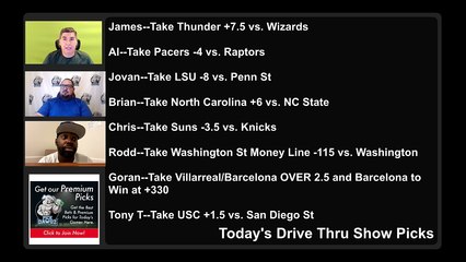 Live Free Picks Drive Thru Show NCAAB NCAAF NBA Picks 11-26-2021