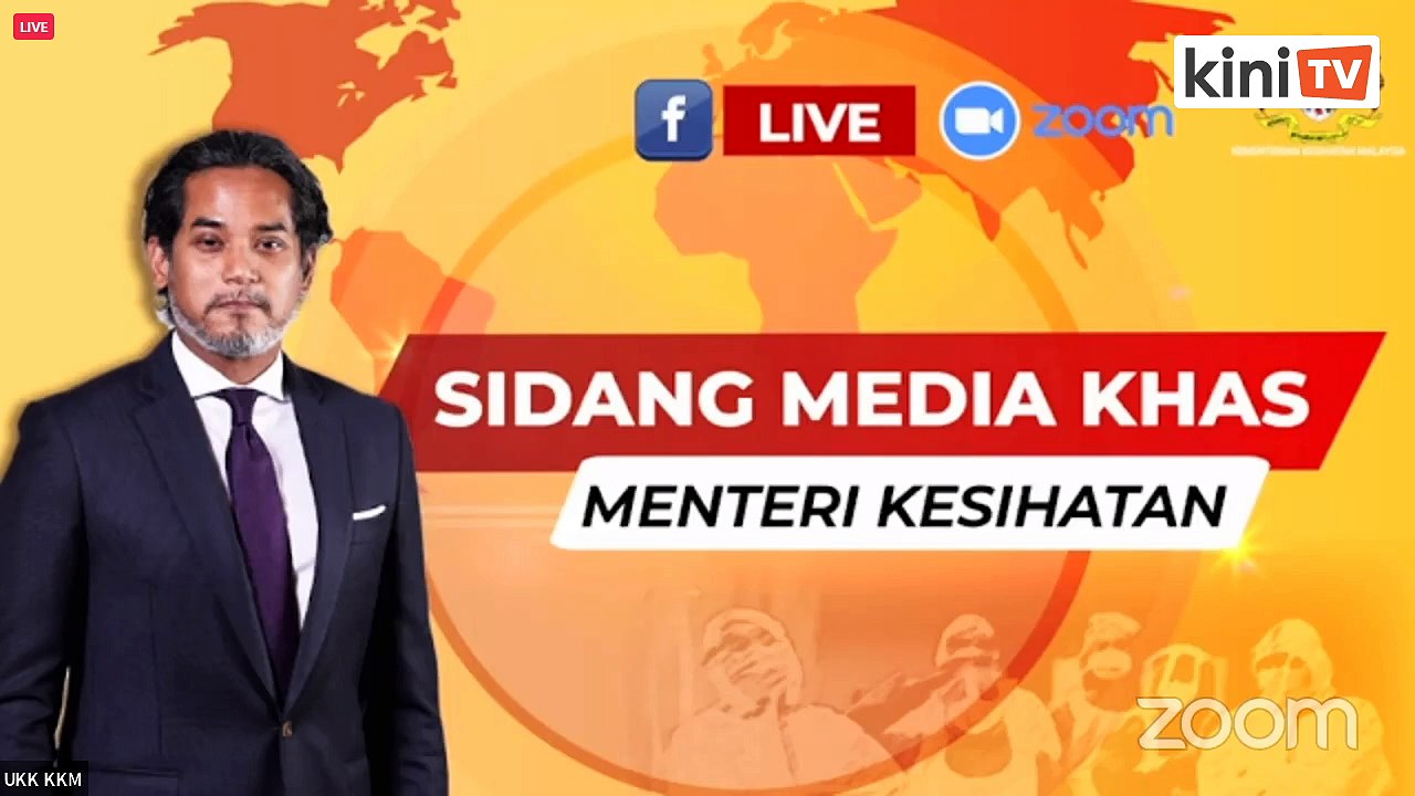 LIVE: Health Minister Khairy Jamaluddin holds press conference