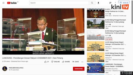 [LIVE] Sidang Penggal Keempat Parlimen ke-14 (Sesi petang)