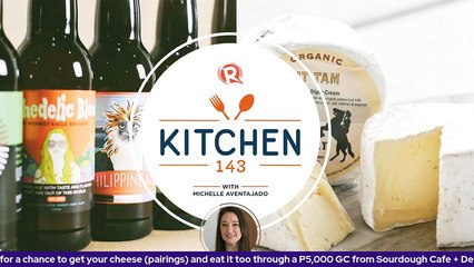 #Kitchen143 with @mommanmanila: Pairing beer and cheese