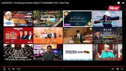 [LIVE]  Sidang Parlimen ke-14 - 13 Disember 2021 (Sesi pagi)