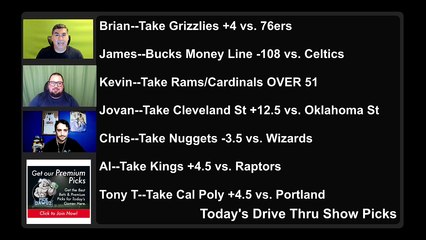 Live Free Picks Drive Thru Show NFL NCAAB NBA Picks 12-13-2021