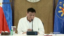 Duterte at situation briefing after #OdettePH ravaged parts of the country