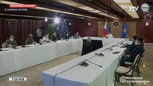 [Part 2] Duterte at situation briefing after #OdettePH ravaged parts of the country