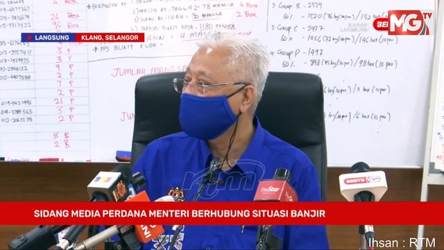 LIVE : PM Umum Bantuan Untuk Mangsa Banjir