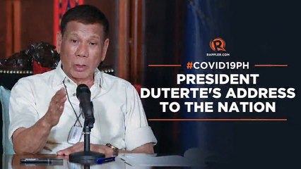 President Duterte's recorded message to the nation | Monday, December 27