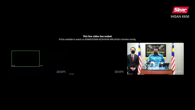 [LIVE] Sidang Media Menteri Kesihatan, Khairy Jamaluddin Abu Bakar berkaitan selang masa penggambilan dos penggalak, varian Omicron dan perkembangan terkini berkenaan virus Covid-19.