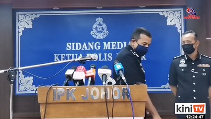 LIVE: Johor Police press conference on detention of 'Long Tiger'