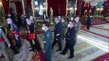Los Reyes presiden la celebración de la Pascua Militar en el Palacio Real de Madrid