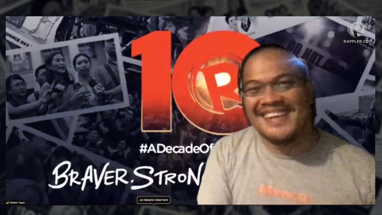 WATCH: Rappler marks #ADecadeofCourage