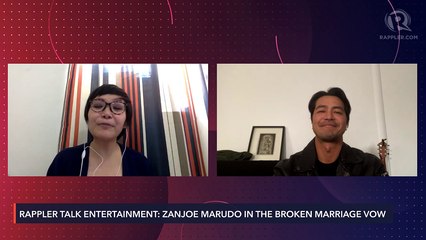 Rappler Talk Entertainment: Zanjoe Marudo in ‘The Broken Marriage Vow’
