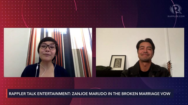 Rappler Talk Entertainment: Zanjoe Marudo in ‘The Broken Marriage Vow’