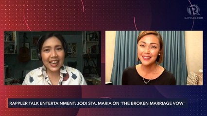 Rappler Talk Entertainment: Jodi Sta. Maria on ‘The Broken Marriage Vow’