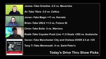 Live Free Picks Drive Thru Show NCAAB NBA Picks 1-14-2022
