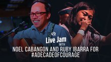 Rappler Live Jam: Noel Cabangon and Ruby Ibarra for #ADecadeofCourage