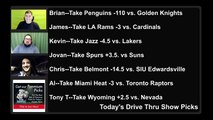 Live Free Picks Drive Thru Show NFL NHL NCAAB NBA Picks 1-17-2022