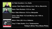 Live Free Picks Drive Thru Show NCAAB NBA Picks 1-19-2022