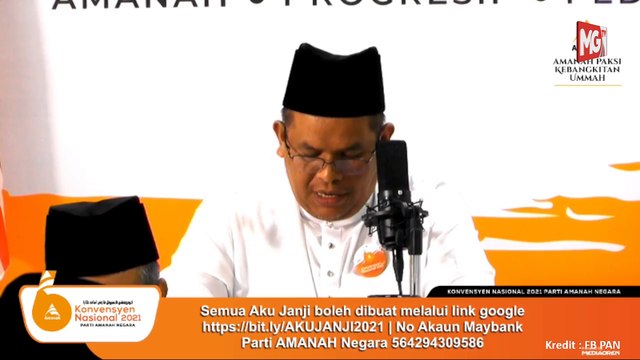 LIVE : Konvensyen Nasional 2021 Parti Amanah Negara