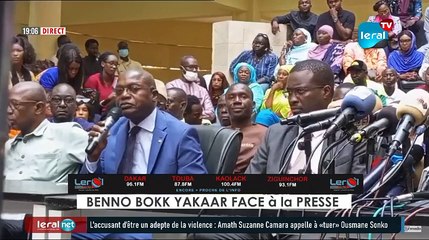 Direct-: Après l'importante manifestation de l’opposition, BENNO BOKK YAKAAR FACE à la presse