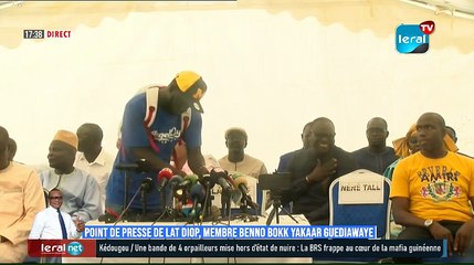 DIRECT-Suivez la point de presse de lat Diop, membre BENNO BOKK YAKAAR GUEDIAWAYE
