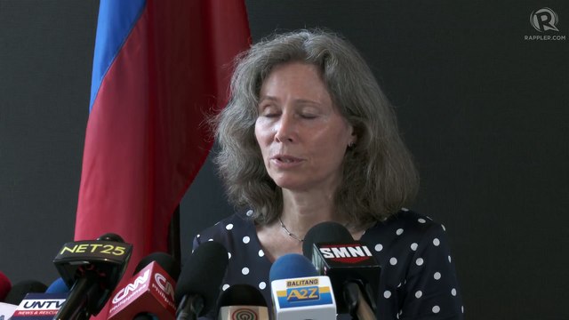 Ambassador Grete Sillasen of Denmark holds media briefing after a courtesy call on Marcos