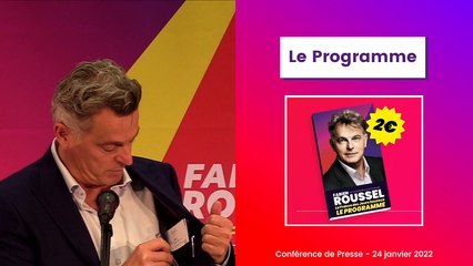 DIRECT Présentation à la presse du programme de Fabien Roussel
