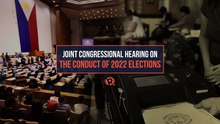 Joint congressional hearing on the conduct of 2022 elections