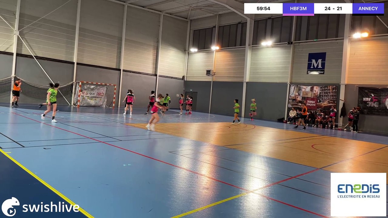 Swish Live - HANDBALL FEMININ MONTPELLIER MEDITERRANEE METROPOLE - Annecy CSAV Handball - 7588326