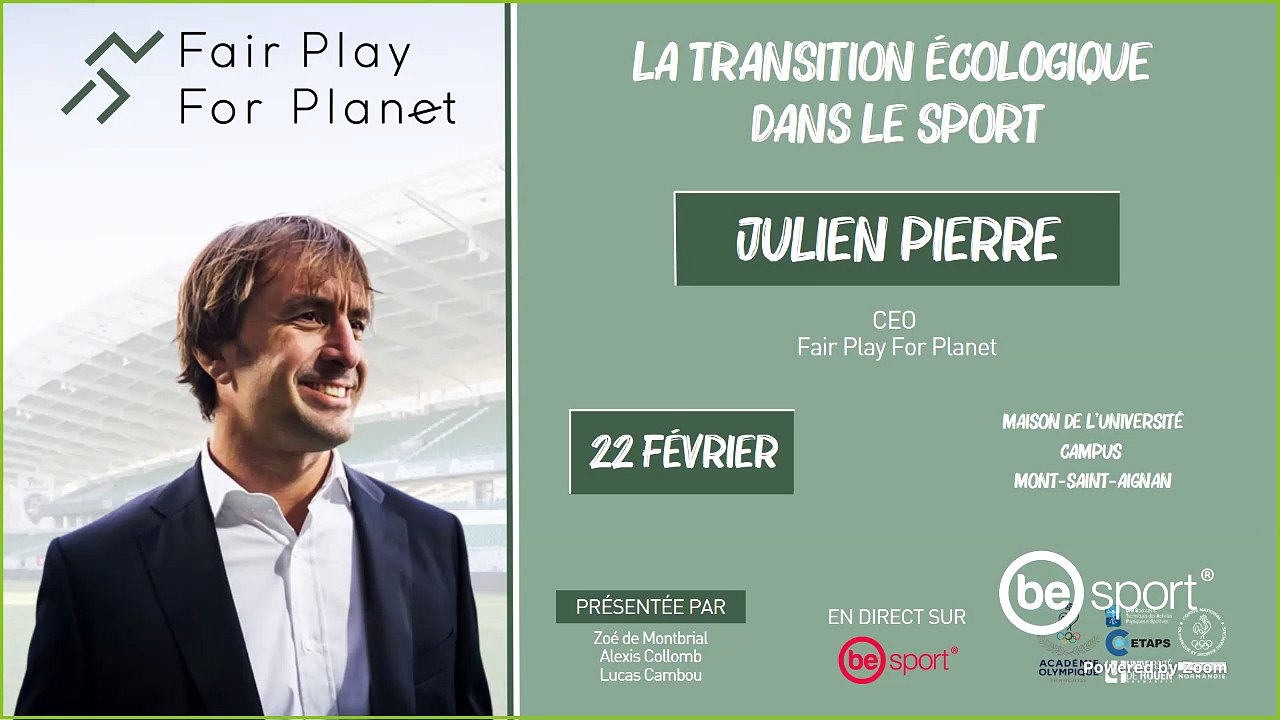 Conférence du Sport Professionnel - La transition écologique dans le sport CSP146