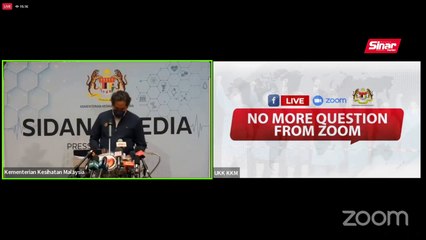 [LIVE] Sidang Media Menteri Kesihatan,  Khairy Jamaluddin Abu Bakar