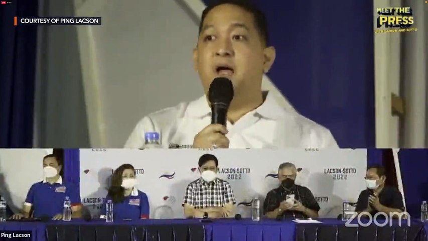 Ping Lacson-Tito Sotto meet the press