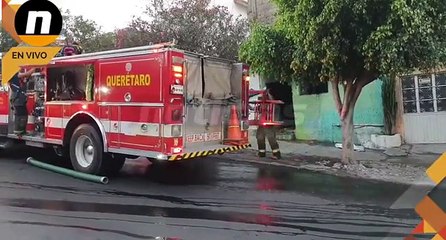 Provocan incendio en domicilio de Lomas de Casa Blanca