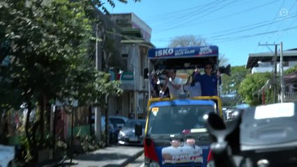 Isko Moreno and Willie Ong motorcade in La Union
