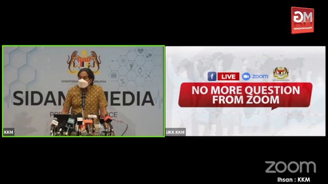LIVE : Sidang Media Menteri Kesihatan, YB Khairy Jamaluddin