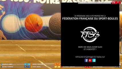 Ligue Sport Boules M1 - Sainte Sigolène - 18/02/2022 / Plan rapproché